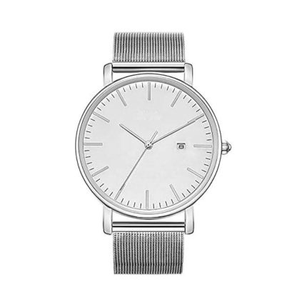 Men’s Fashion Quartz Watch with Minimalist Design and Waterproof Build